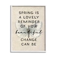 thumbnail image 1 of Stupell Industries How Beautiful Change Can Be Quote Spring Butterfly, 16 x 20, Design by Daphne Polselli, 1 of 7