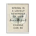 thumbnail image 1 of Stupell Industries How Beautiful Change Can Be Quote Spring Butterfly, 24 x 30, Design by Daphne Polselli, 1 of 7