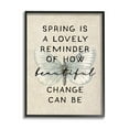thumbnail image 1 of Stupell Industries How Beautiful Change Can Be Quote Spring Butterfly, 24 x 30, Design by Daphne Polselli, 1 of 7