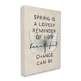 thumbnail image 1 of Stupell Industries How Beautiful Change Can Be Quote Spring Butterfly Inspirational Painting Gallery Wrapped Canvas Print Wall Art, 24 x 30, 1 of 6