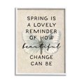 thumbnail image 1 of Stupell Industries How Beautiful Change Can Be Quote Spring Butterfly Inspirational Painting White Framed Art Print Wall Art, 11 x 14, 1 of 7