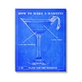 thumbnail image 1 of Stupell Industries How To Make Martini Diagram Graphic Art Gallery Wrapped Canvas Print Wall Art, Design by Marcus Jules, 1 of 2