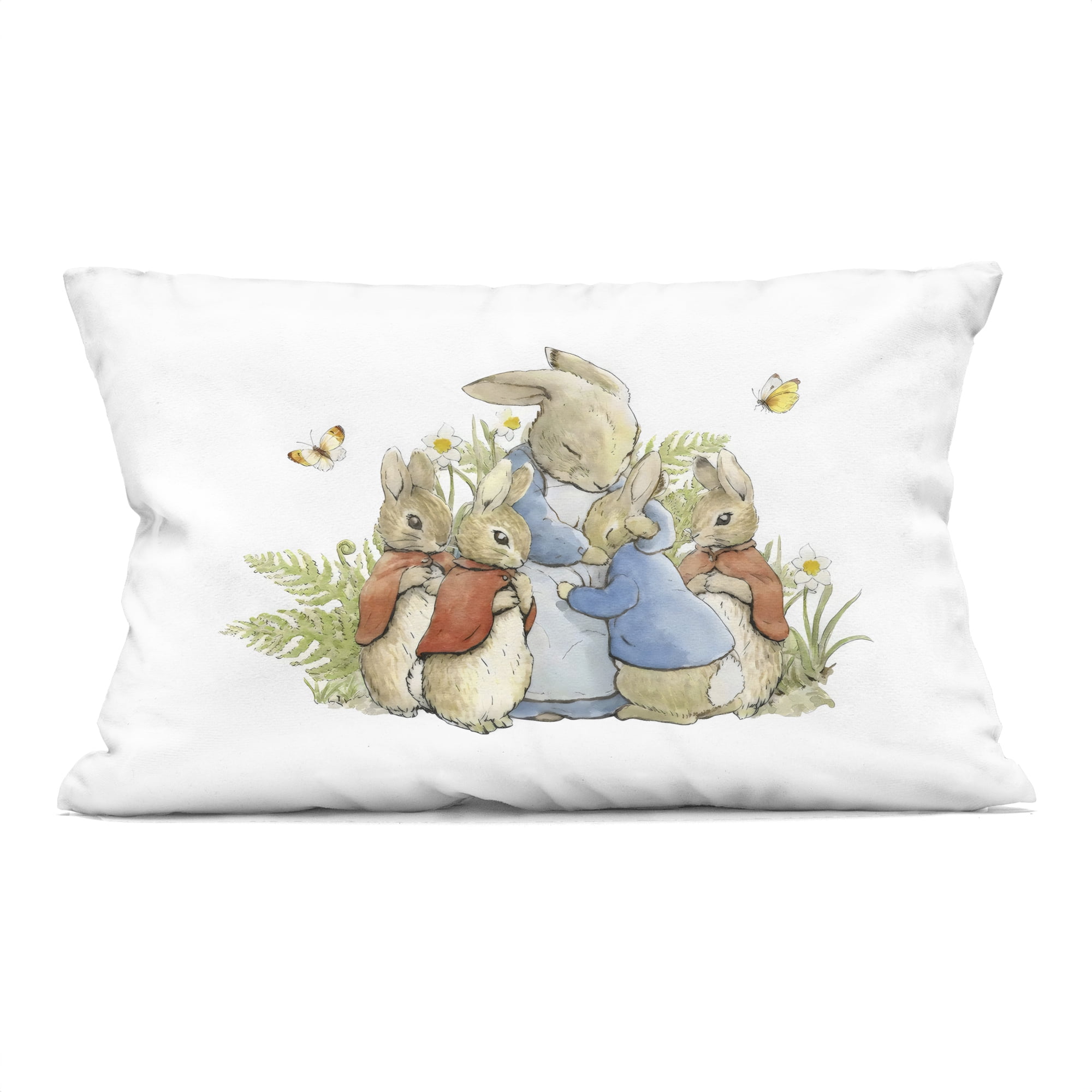 Stupell Industries Hugging Mother Rabbit Decorative Printed Throw Pillow, design by Arlington Prints