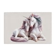 thumbnail image 1 of Stupell Industries Hugging Unicorn Pair Animals & Insects Painting Gallery Wrapped Canvas Art Print Wall Art, 45 x 30, 1 of 8