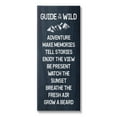 thumbnail image 1 of Stupell Industries Humorous Guide To Wild Adventure Mountain Rules Sign , 13 x 30, Design by Lil' Rue, 1 of 5