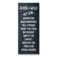 thumbnail image 1 of Stupell Industries Humorous Guide To Wild Adventure Mountain Rules Sign Graphic Art Gallery-Wrapped Canvas Print Wall Art, 10x24, by Lil' Rue, 1 of 5