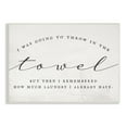 thumbnail image 1 of Stupell Industries Humorous Laundry Script Text Sign Grainy Pattern Graphic Art Unframed Art Print Wall Art, Design by Daphne Polselli, 1 of 5