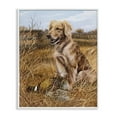thumbnail image 1 of Stupell Industries Hunting Dog & Pheasant Animals Painting White Framed Art Print Wall Art, 11 x 14, 1 of 2