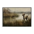 thumbnail image 1 of Stupell Industries Hunting Dog in Nature Landscape Painting Black Framed Art Print Wall Art, 30 x 20, 1 of 10