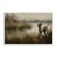 thumbnail image 1 of Stupell Industries Hunting Dog in Nature Landscape Painting White Framed Art Print Wall Art, 18 x 12, 1 of 10