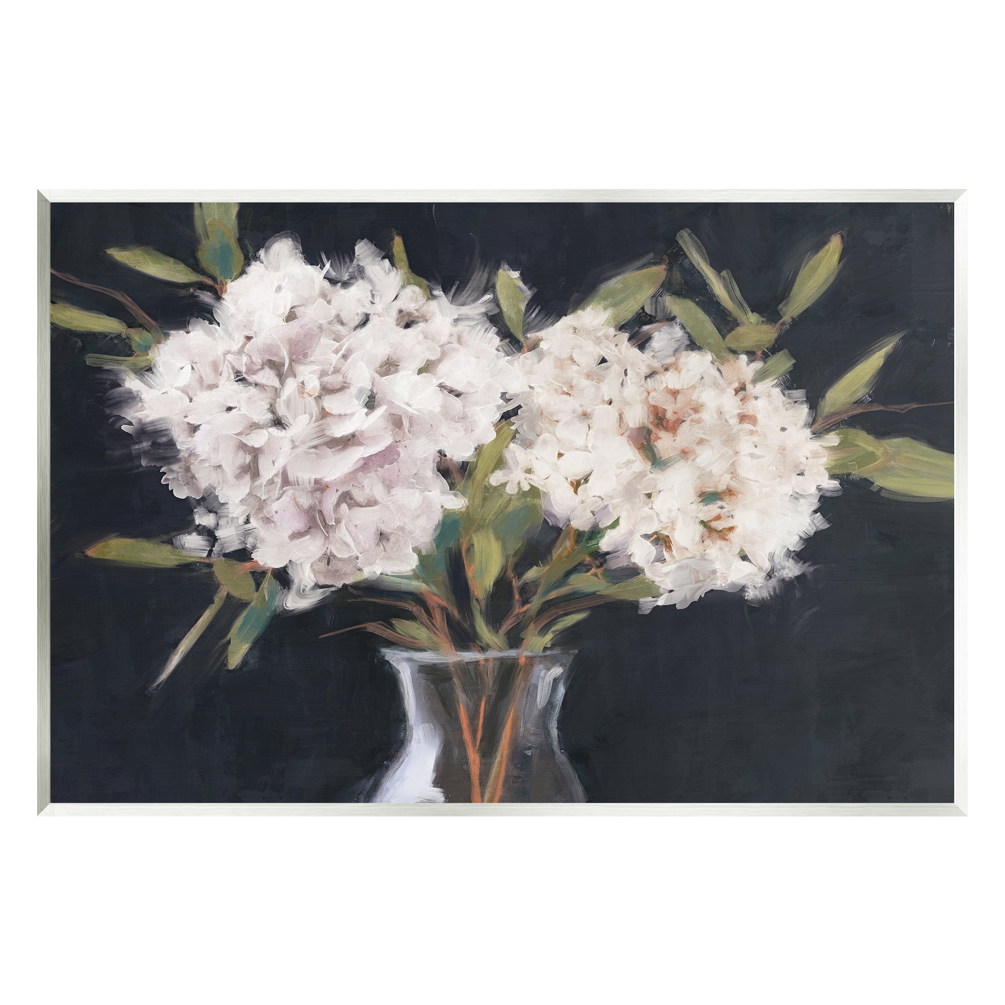Stupell Industries Hydrangea Bouquet Still Life Botanical & Floral Painting Unframed Art Print Wall Art