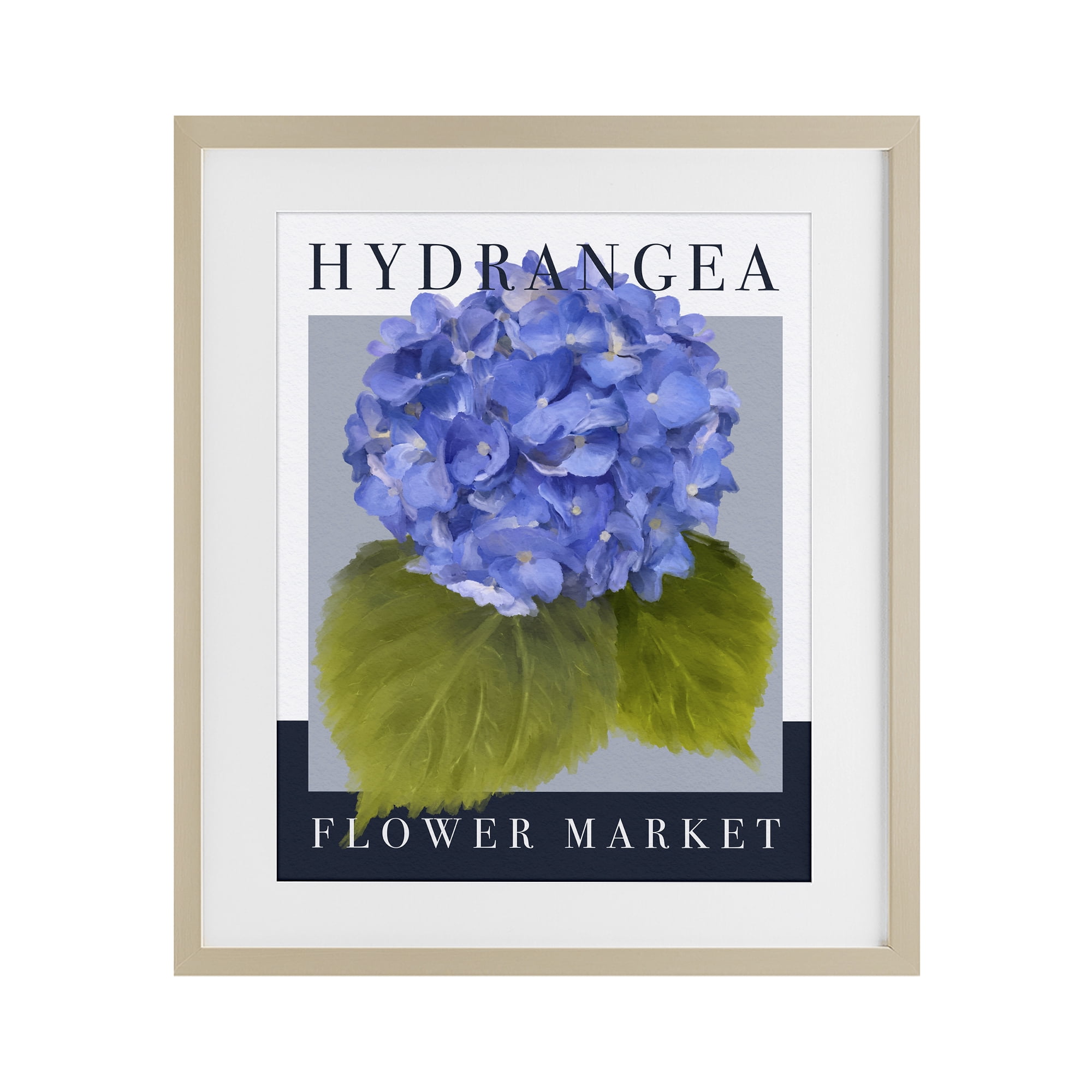 Stupell Industries Hydrangea Flower Market Birch Framed Print Under Glass, design by Jennifer Stith