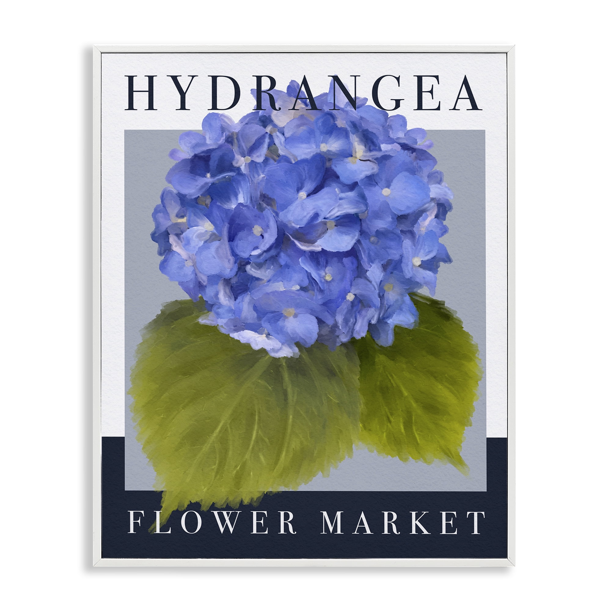 Stupell Industries Hydrangea Flower Market White Framed Giclee Art, design by Jennifer Stith