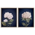 thumbnail image 1 of Stupell Industries Hydrangea Flower on Blue Plants & Flowers Painting Brown Floater Framed Canvas Art Print Wall Art, 17 x 21, Set of 2, 1 of 10