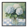thumbnail image 1 of Stupell Industries Farmhouse Hydrangea Picnic on Checkered Black Framed Giclee Art, 12 x 12, by Petals Prints Design, 1 of 8