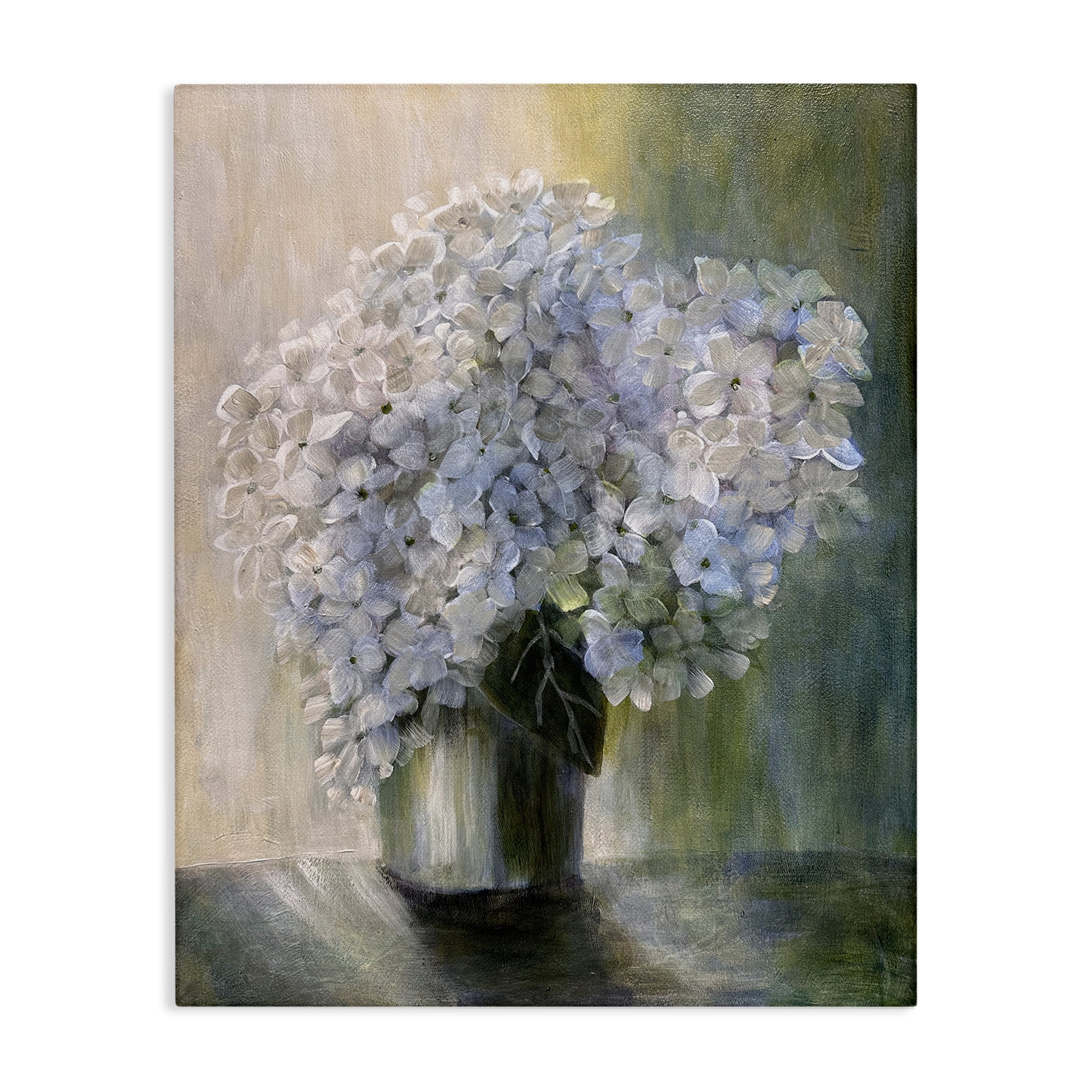 Stupell Industries Hydrangea Still Life Botanical & Floral Painting Gallery Wrapped Canvas Art Print Wall Art, 36 x 48