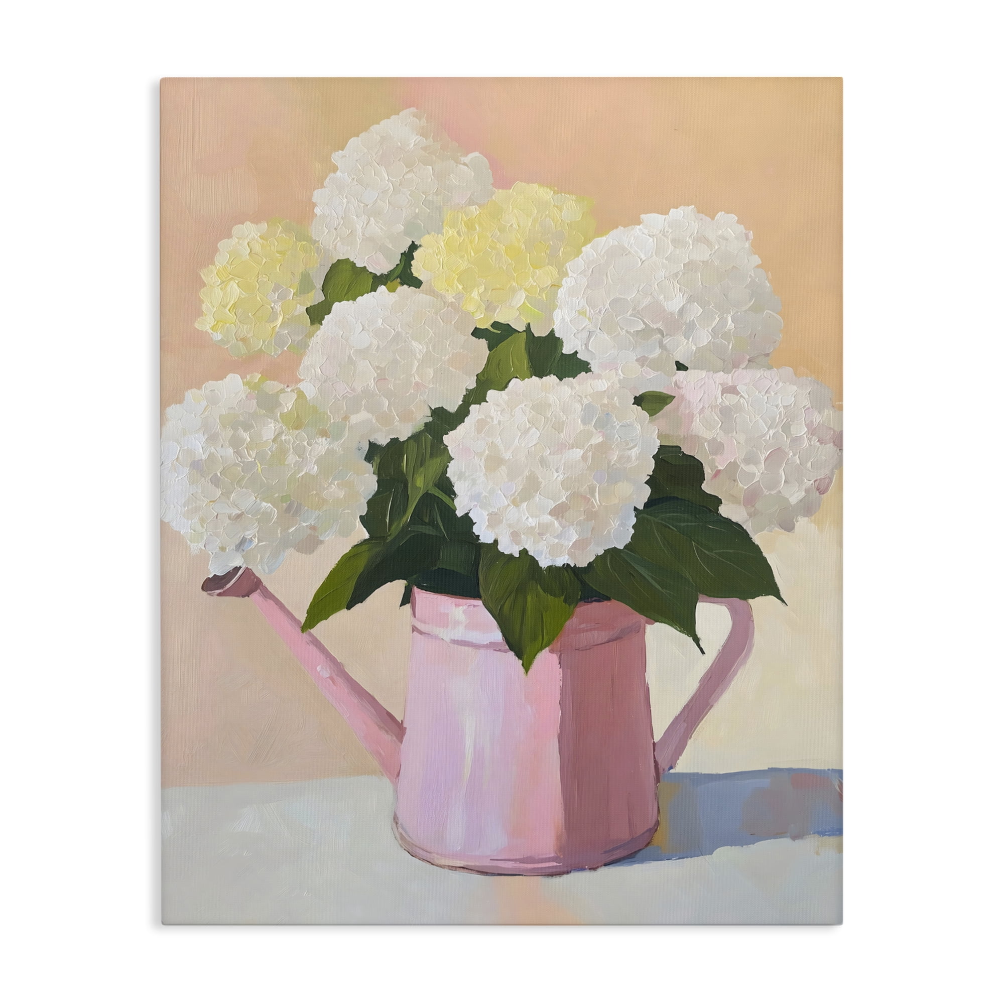 Stupell Industries Hydrangeas in Watering Can Canvas Wall Art, design by The Prints Vibe