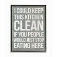 thumbnail image 1 of Stupell Industries I Could Keep This Kitchen Clean Funny Home Quote Designed by Daphne Polselli, 1 of 5