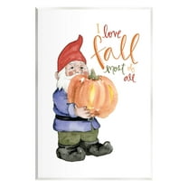 Stupell Industries I Love Fall Most Of All Gnome Graphic Art Unframed Art Print Wall Art, Design by Dogwood Portfolio