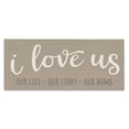 thumbnail image 1 of Stupell Industries Contemporary I Love Us Romantic Canvas Art, 48 x 20, by Marla Rae, 1 of 8