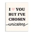 thumbnail image 1 of Stupell Industries I Love You But Unicorns Funny Phrase Fantasy, 10 x 15, Design by Daphne Polselli, 1 of 4