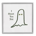 thumbnail image 1 of Stupell Industries I Sheet You Not Ghost Graphic Art Gray Framed Art Print Wall Art, Design by Lauren Rader, 1 of 7