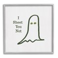 thumbnail image 1 of Stupell Industries I Sheet You Not Ghost Graphic Art Gray Framed Art Print Wall Art, Design by Lauren Rader, 1 of 7
