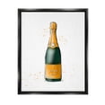 thumbnail image 1 of Stupell Industries I Veuve You Champagne Bottle Graphic Art Jet Black Floating Framed Canvas Print Wall Art, Design by Alison Petrie, 1 of 6