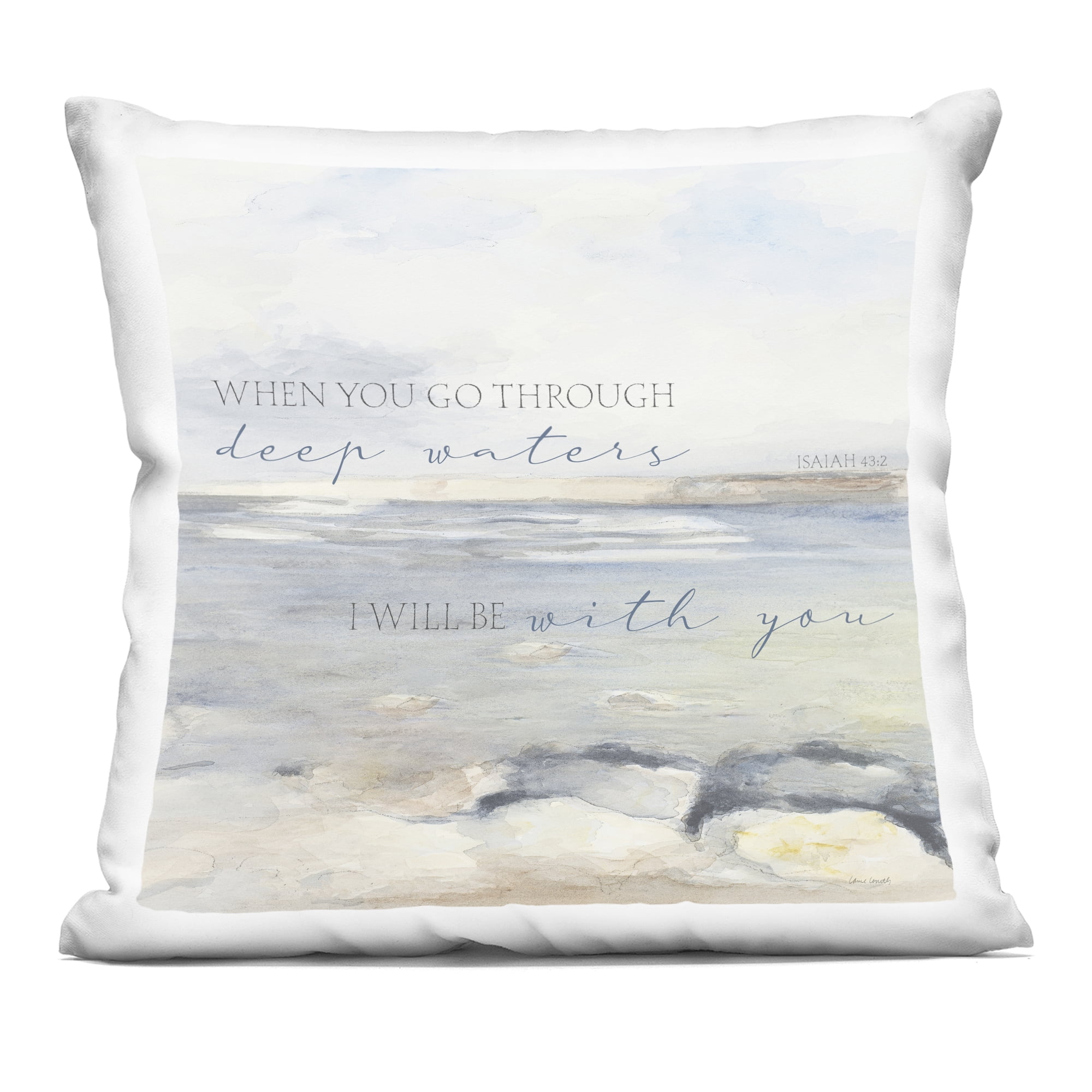 Stupell Industries I Will Be With You Proverb Decorative Printed Throw Pillow, design by Lanie Loreth