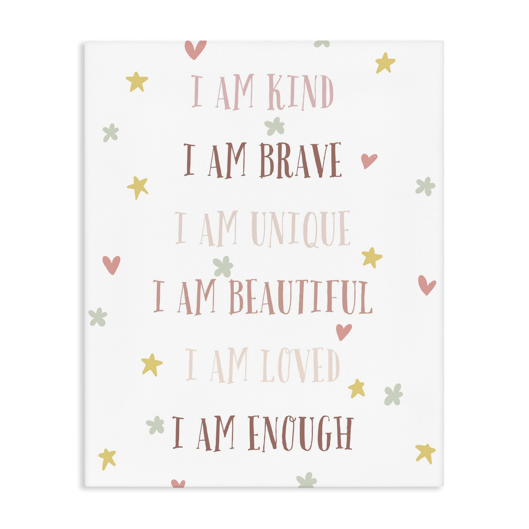 Stupell Industries I am Empowerment Quotes Canvas Wall Art, design by Katie Griggs