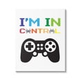 thumbnail image 1 of Stupell Industries I'm In Control Phrase Old School Pixelated Video Game Sign,36 x 48, Design by Jennifer McCully, 1 of 7