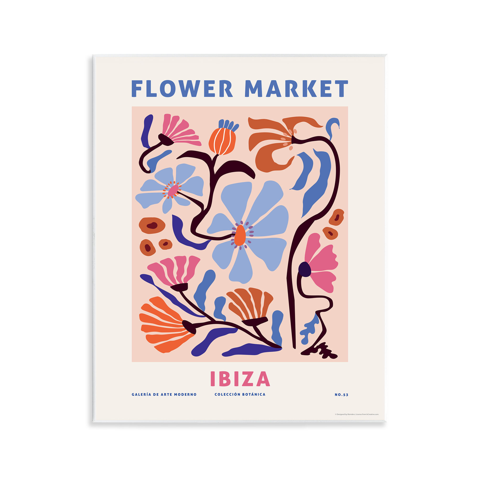 Stupell Industries Ibiza Flower Market Plants & Flowers Painting Unframed Art Print Wall Art, 11 x 14