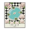 thumbnail image 1 of Stupell Industries Ibiza Hotel Pool Gray Framed Giclee Art design by Jen bucheli, 20 x 16, 1 of 8