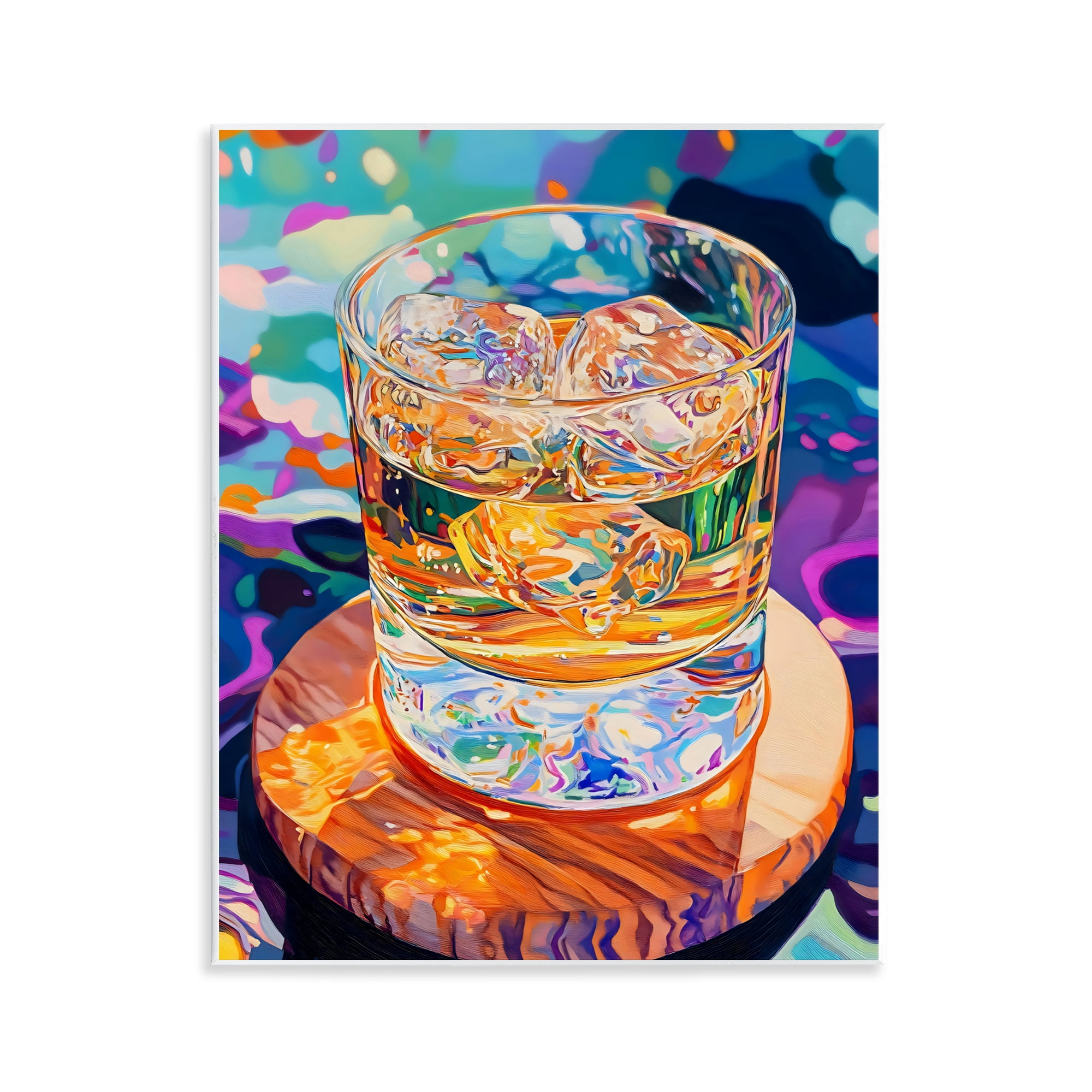 Stupell Industries Ice Cold Glass Reflections Wall Plaque Art, design by Creative Studio