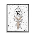 thumbnail image 1 of Stupell Industries Ice Cream on Modern Pattern Beauty & Fashion Painting Black Framed Art Print Wall Art, 24 x 30, 1 of 9