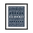 thumbnail image 1 of Stupell Industries Contemporary Ice Hockey Expressions Black Framed Print Under Glass, 13 x 16, by Melody Hogan, 1 of 8