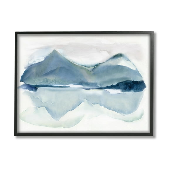 Stupell Industries Iceberg Mountain Water Glacier Reflection Abstract Landscape,14 x 11, Design by Carol Robinson
