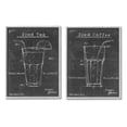 thumbnail image 1 of Stupell Industries Iced Coffee & Tea Diagram Graphic Art Gray Framed Art Print Wall Art, Set of 2, Design by Ethan Harper, 1 of 7