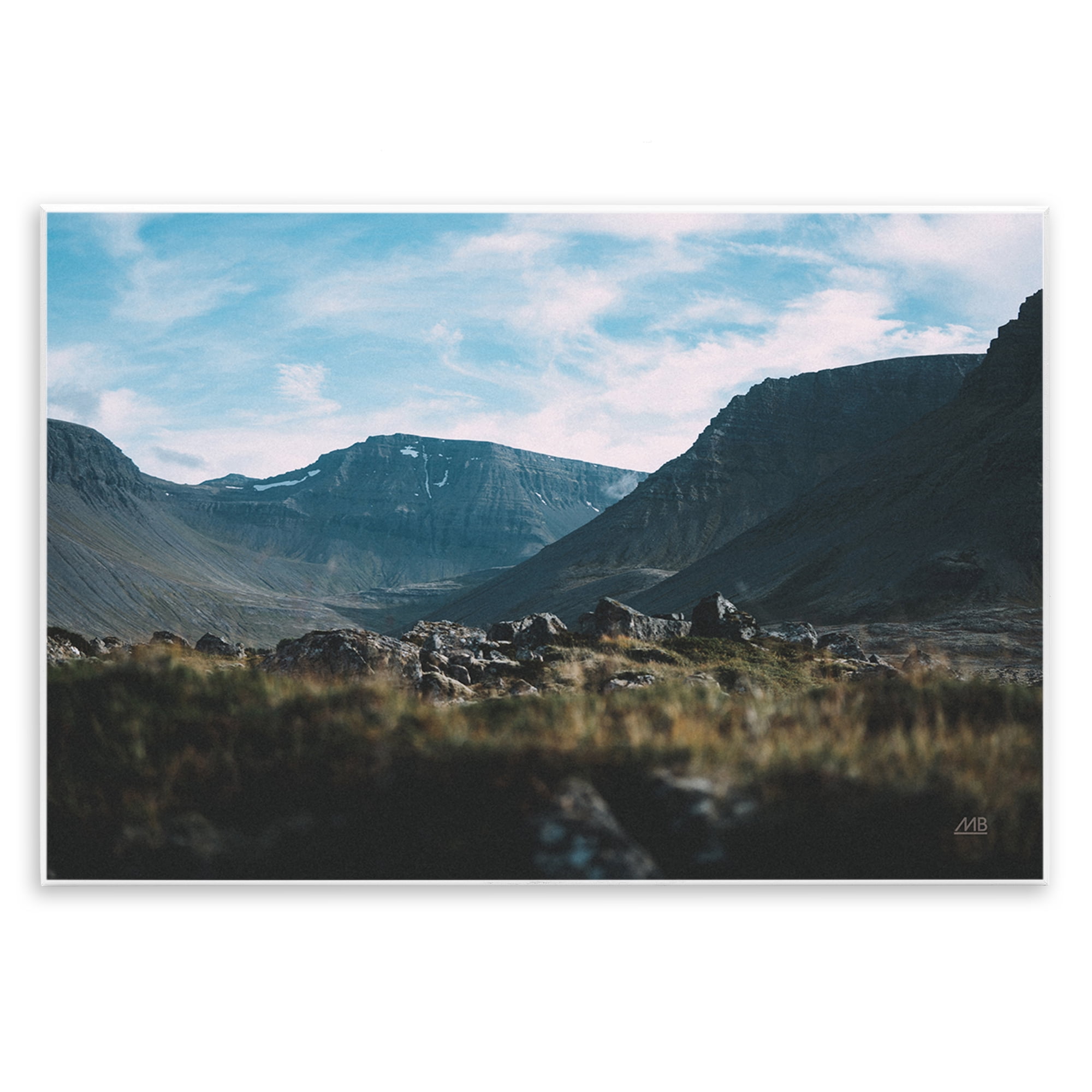Stupell Industries Iceland Hike Landscape Landscape & Nature Photography Unframed Art Print Wall Art, 15 x 10
