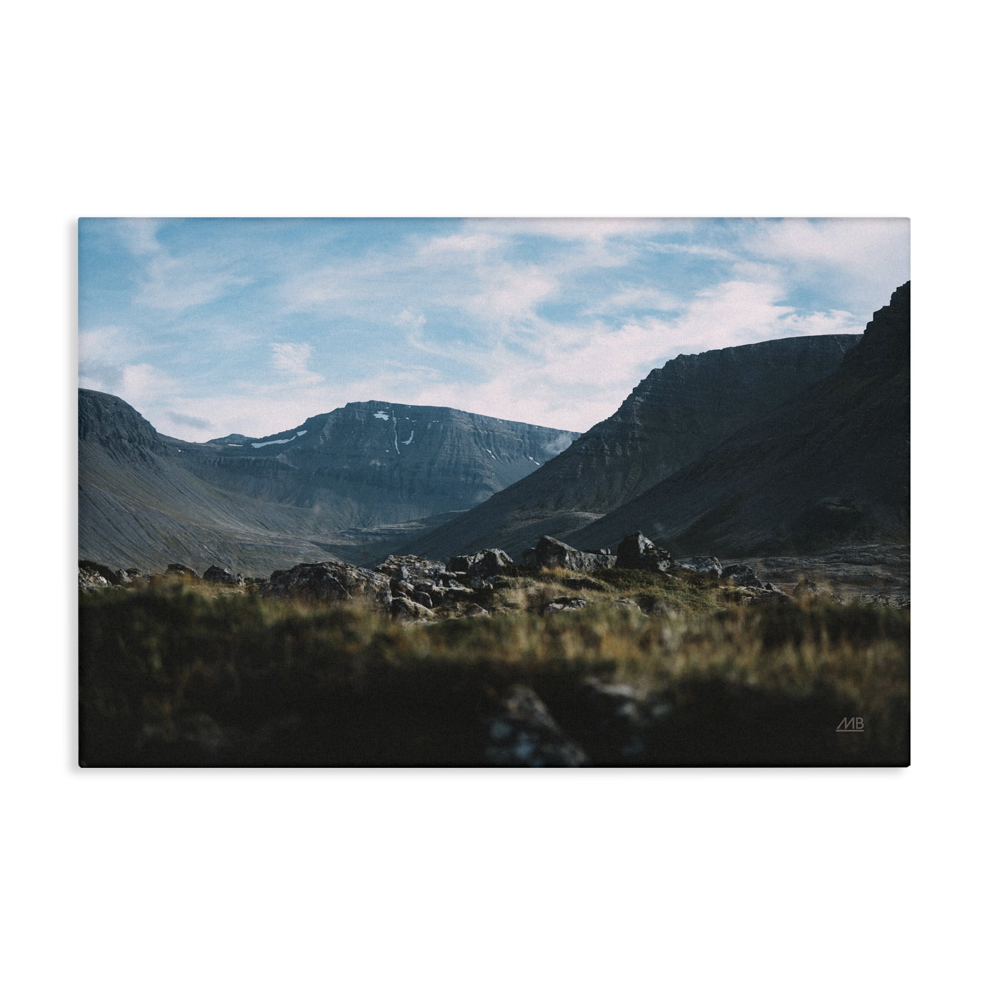 Stupell Industries Iceland Hike Landscape Landscape & Nature Photography Wrapped Canvas Art Print Wall Art, 24 x 16