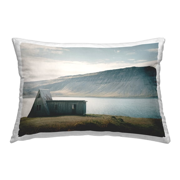 Stupell Industries Icelandic Mountain Shore Decorative Printed Throw Pillow Design by Max Blakesberg Studios.