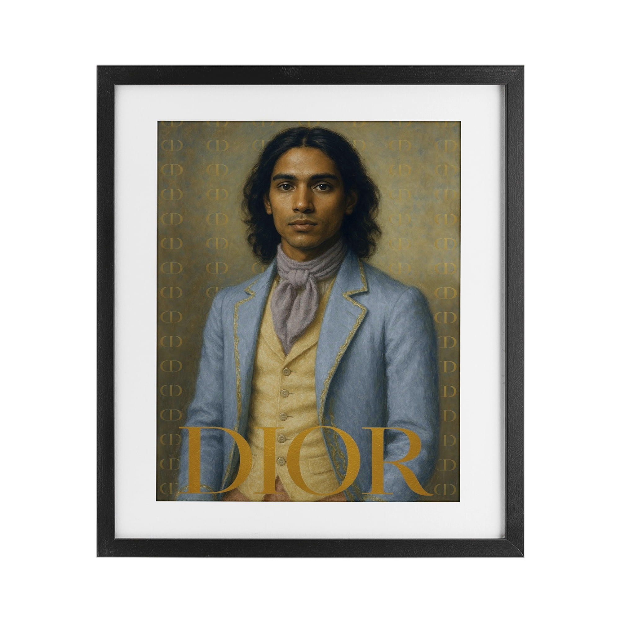 Stupell Industries Iconic Gentleman Fashion Black Framed Print Under Glass, design by Grotto Studios