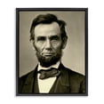 thumbnail image 1 of Stupell Industries Traditional Iconic Lincoln Portrait Black Floating Frame Canvas Art, 17 x 21, by Alexander Gardner, 1 of 8