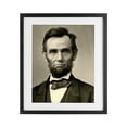 thumbnail image 1 of Stupell Industries Traditional Iconic Lincoln Portrait Black Framed Print Under Glass, 13 x 16, by Alexander Gardner, 1 of 8