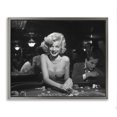 thumbnail image 1 of Stupell Industries Iconic Marilyn Portrait Novelty Photography Gray Floater Framed Art Print Wall Art, 21 x 17, 1 of 10