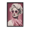 thumbnail image 1 of Stupell Industries Art Deco Iconic Retro Chic Portrait Black Floating Frame Canvas Art, 17 x 25, by Andrea Haase, 1 of 8