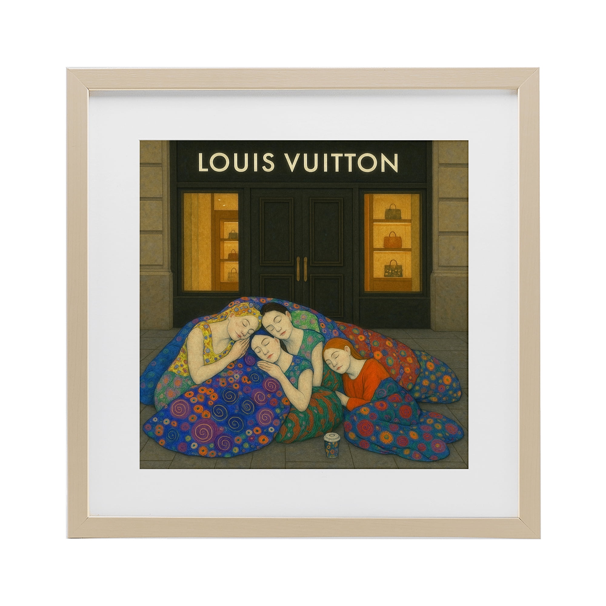 Stupell Industries Iconic Style Fashion Shop Birch Framed Print Under Glass, design by Grotto Studios