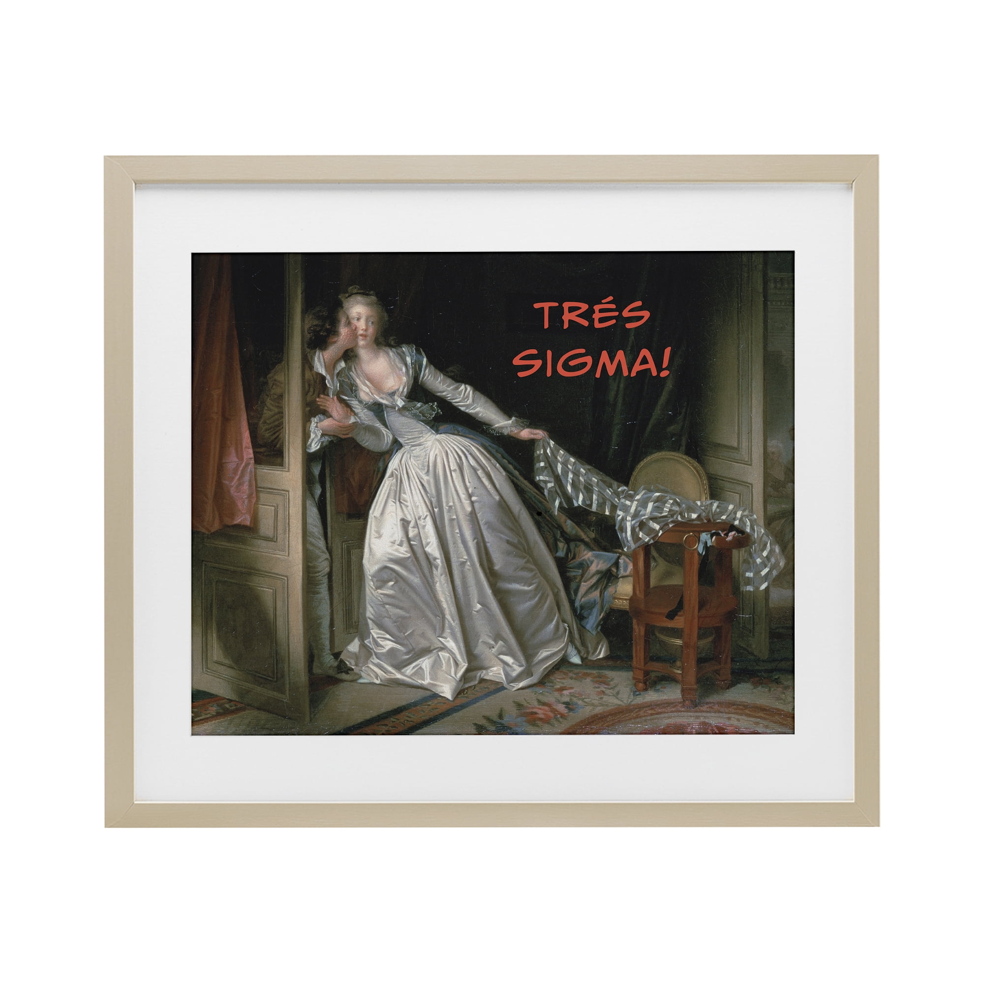 Stupell Industries Iconic Tres Sigma Birch Framed Print Under Glass, design by Grotto Studios