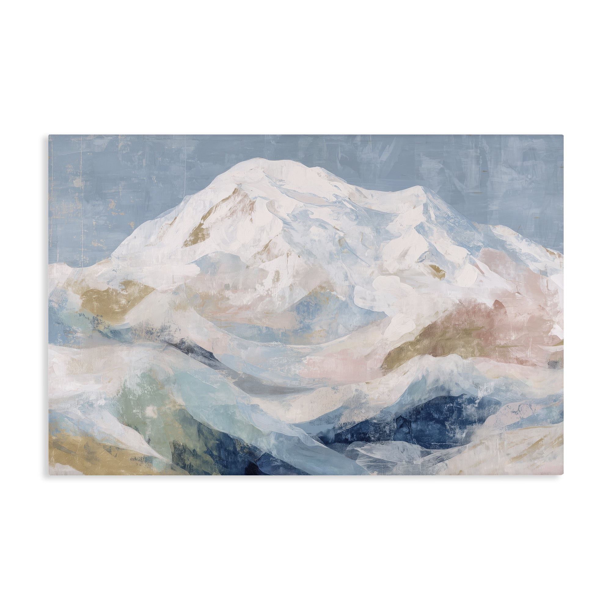Stupell Industries Icy Mountain Range at Dusk Canvas Wall Art, design by Chromatic Storm Studio