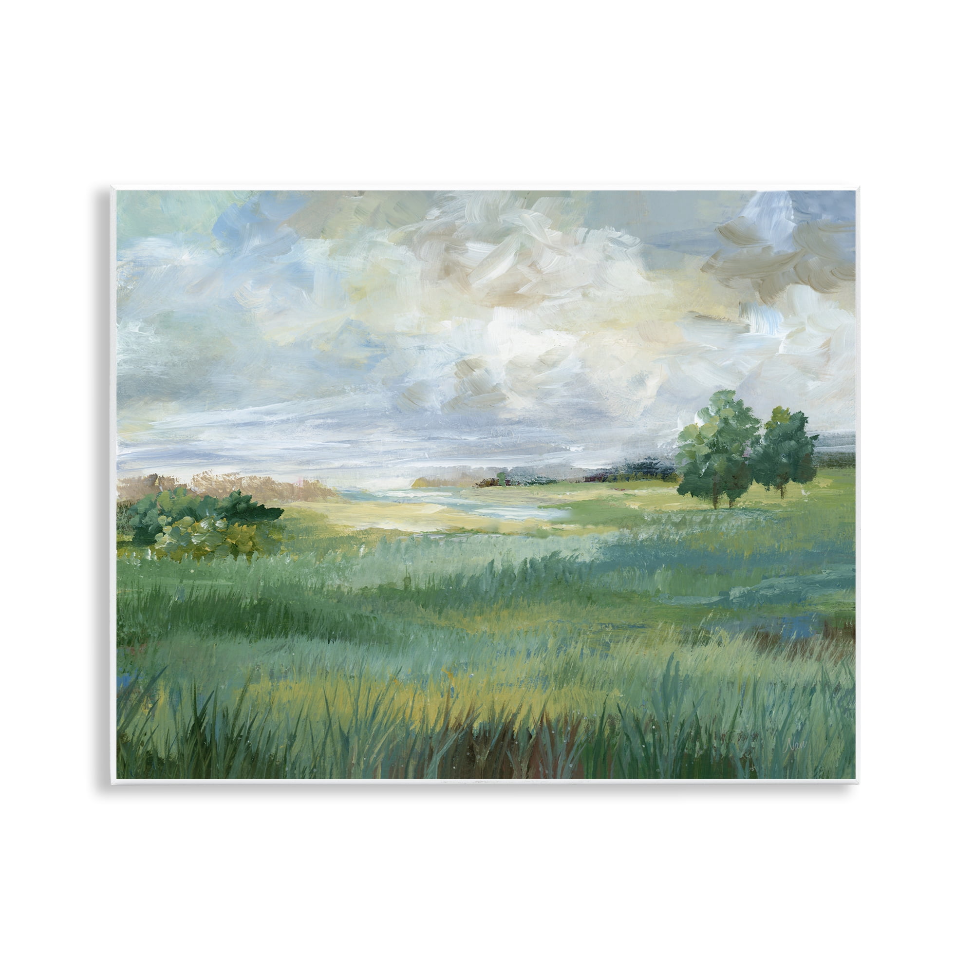 Stupell Industries Idyllic Summer Field Wall Plaque Art, design by Nan